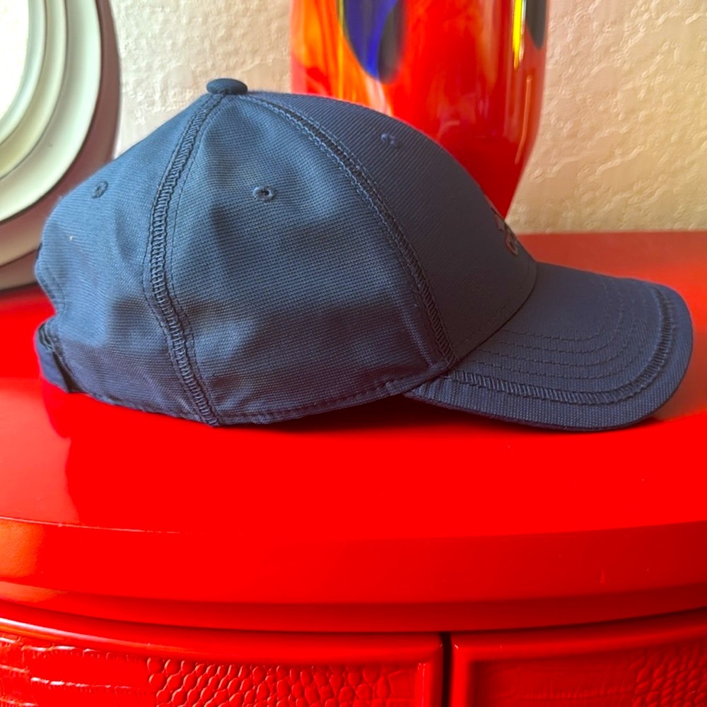 ADIDAS Aeroready Cap Hat Blue Red Detail Adjustable NWOT - Picture 4 of 9